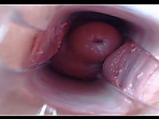 Erotisch diva close-up vagina binnenin