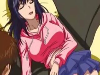 Comel anime kekasih menunjukkan pakaian dalam wanita sehingga beliau kecil skirt