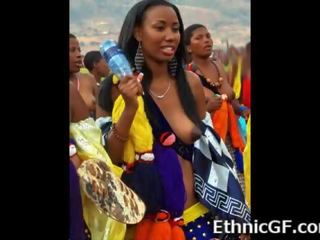 Todellinen afrikkalainen tytöt alkaen heimot!